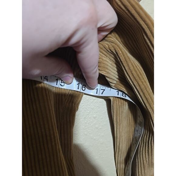 Vtg Hunters Run Tan 2-Button Academia Corduroy Blazer Jacket Women's Size 7 - Picture 9 of 11